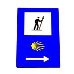 Pelgrim Verkeersbord Magneet