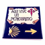 Aquí Vive Un Peregrino Handgemaakte Keramiek