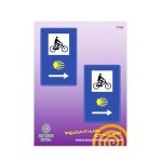 Bicigrino Verkeersbord Sticker