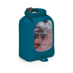 Ultralight Dry Sack 3 Liter met Raam Waterfront Blue