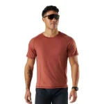 Smartwool Heren Active Ultralite 120 Short Sleeve Burnt Sienna