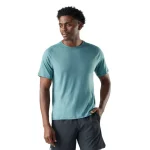 Smartwool Heren Active Ultralite 120 Short Sleeve Dusty Teal