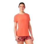 Smartwool Dames Active Ultralite 120 Short Sleeve Coral Reef
